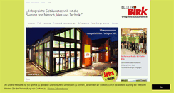 Desktop Screenshot of elektro-birk.de